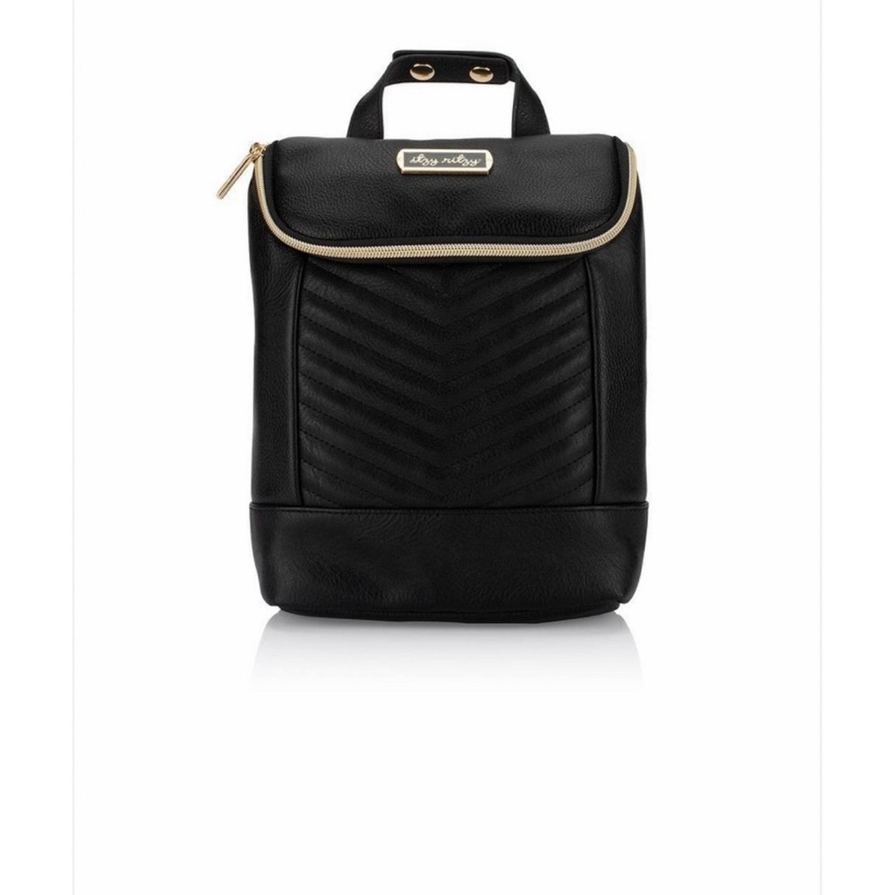 Itzy Ritzy Chill Like A Boss Black Gold Baby Bottle Bag